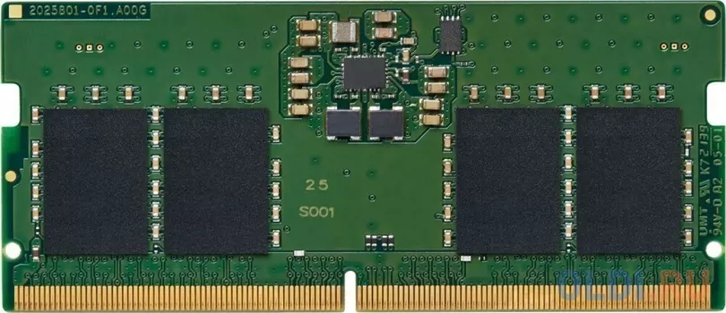 Память оперативная/ Kingston 8GB 5600MT/s DDR5 Non-ECC CL46 SODIMM 1Rx16