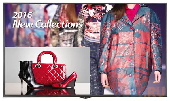 Панель LG 65" 65UH5F черный P-IPS LED 8ms 16:9 DVI HDMI M/M глянцевая 1100:1 500cd 178гр/178гр 3840x2160 DisplayPort USB 28.2кг