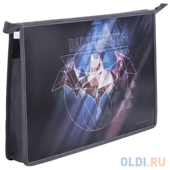 Папка для тетр. ACTION! DC COMICS на молн.,с 3-х сторон и откид. планкой, цв.печать, ф.А4, 2 дизайна