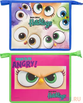 Папка для тетр. на молнии ACTION! STELLA BY ANGRY BIRDS, ф.А5, матовая ламинация, 2 диз
