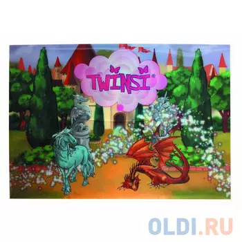 Папка-конверт на кнопке Action! Twinsi 0,2мм, А4, ассорти TPF305