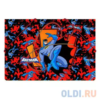 Папка на резинках ACTION! /Бэтмен: отважный и смелый/, 0,5мм, А4, ассорти BA-APF311