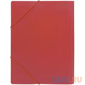 Папка на резинках, ф.A4, красная