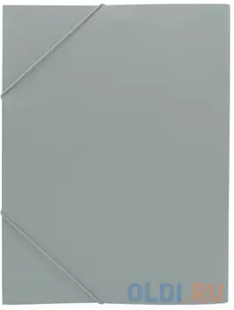 Папка на резинках, ф.A4, серая