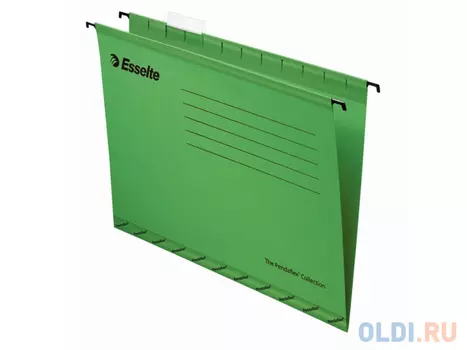 Папка подвесная Esselte Pendaflex Plus Foolscap 405x365x242мм 25шт зеленый 90337