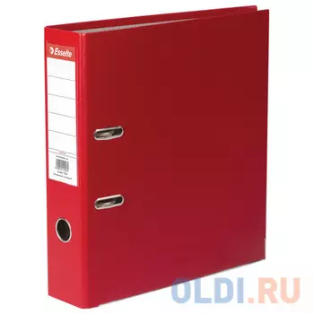Папка-регистратор ESSELTE "Economy", с покрытием из полипропилена, 75 мм, красная, 11253P