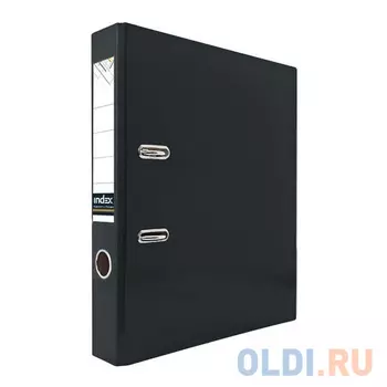 Папка-регистратор из ламинированного картона, 50 мм, А4, черная