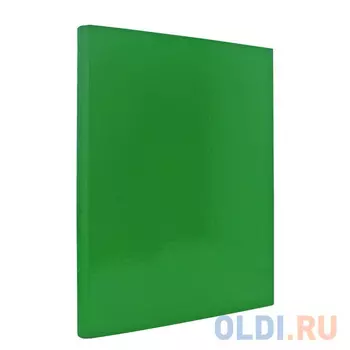 Папка с прижимным механизмом ламинированная, зеленая IND PR ЗЕЛ