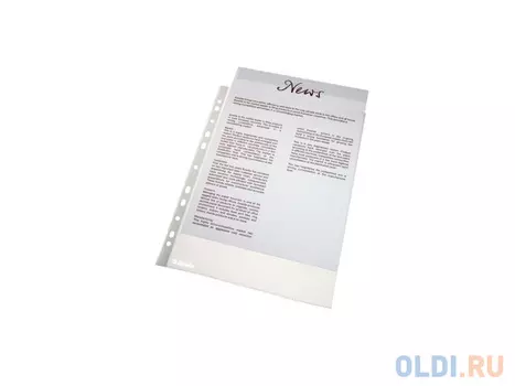 Папка-вкладыш Esselte с перфорацией A4 48мкр прозрачный матовый 100шт 56171