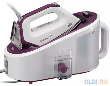Парогенератор Braun IS5155WH 2400Вт белый сиреневый