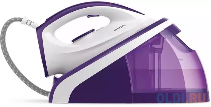 Парогенераторы и гладильные системы Philips/ 5,2 бар, 2400 Вт, удар 200 г, пар 100г/мин, 1.1 л, Smart Calc Clean, керамическая подошва