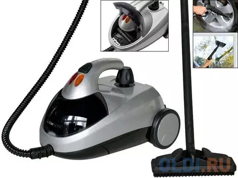 Пароочиститель Clatronic DR 3280 1500Вт чёрный серебристый