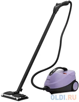 Пароочиститель напольный Kitfort КТ-9185 2000Вт черный/сиреневый
