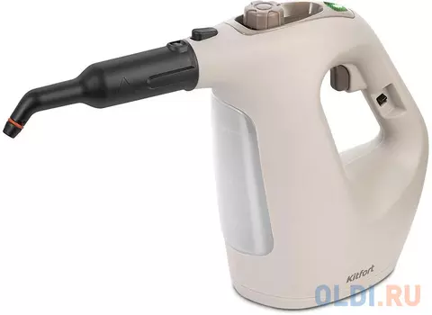 Пароочиститель ручной Kitfort КТ-9183 1200Вт бежевый