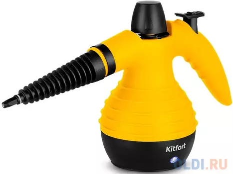Пароочиститель ручной Kitfort КТ-9193-3 1050Вт черный/желтый