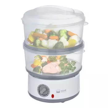 Пароварка Home Element HE-FS1500 серый жемчуг