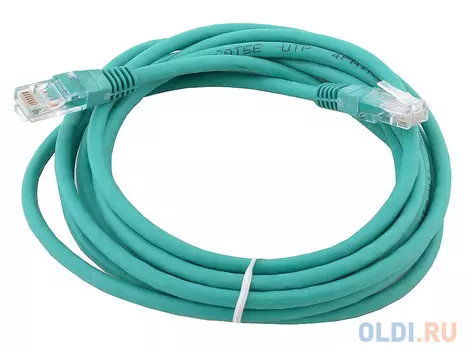 Патч-корд 5E категории UTP зеленый 3м Медный