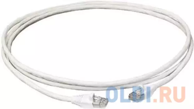 Патч-корд 7 категории PiMF 600 mHz, белый, 1 м, LSZH (0-0959385-1)
