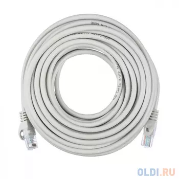 Патч-корд ACD-LPU5E-10M [ACD-LPU5E-10M] Cat5e UTP 24AWG 4Pair, 7/0.18мм CCA Серый, 10м, (741661)