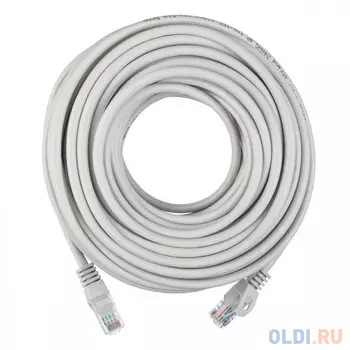 Патч-корд ACD-LPU5E-20M [ACD-LPU5E-20M] Cat5e UTP 24AWG 4Pair, 7/0.18мм CCA Серый, 20м, (741685)