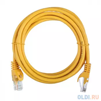Патч-корд ACD-LPU5E-20Y [ACD-LPU5E-20Y] Cat5e UTP 24AWG 4Pair, 7/0.18мм CCA Желтый,2.0м, (741524)
