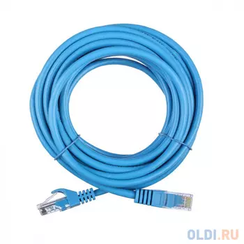Патч-корд ACD-LPU5E-50L [ACD-LPU5E-50L] Cat5e UTP 24AWG 4Pair, 7/0.18мм CCA Синий, 5.0м, (741647)