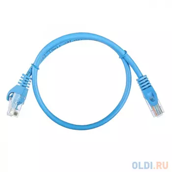 Патч-корд ACD-LPU5E-5DL [ACD-LPU5E-5DL] Cat5e UTP 24AWG 4Pair, 7/0.18мм CCA Синий, 0.5м, (741395)