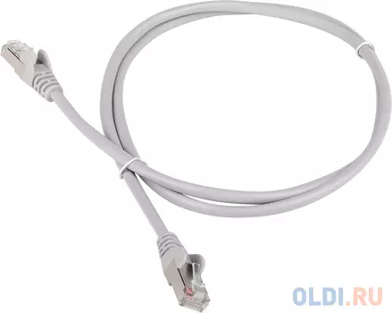 Патч-корд LANMASTER LSZH FTP кат.6, 5.0 м, серый