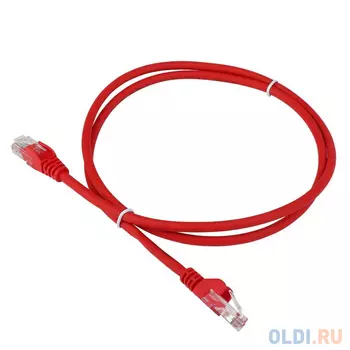Патч-корд LANMASTER LSZH UTP кат.5e, 15 м, красный