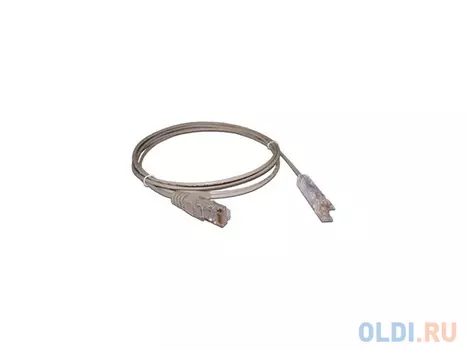 Патч-корд Lanmaster UTP серый 1.0м LAN-45-P1-1M
