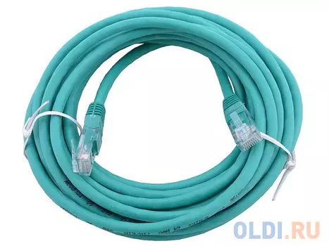 Патч-корд литой "Aopen" UTP кат.5е 15м зеленый <ANP511_15M_G