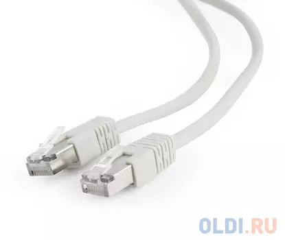 Патч-корд литой FTP Cablexpert PP22-0.5m кат.5e, 0.5м, многожильный (серый)