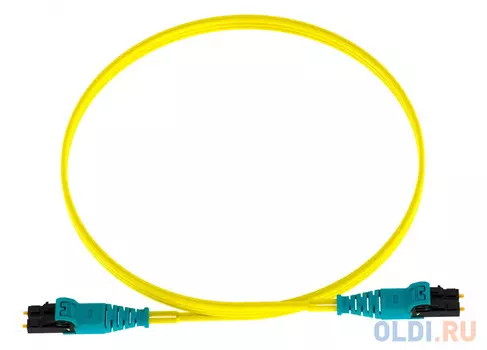 Патч-корд Panduit F92ELQ1Q1SNM003 2x9/125 OS1/OS2 LC push-pull-LC push-pull 3м LSZH желтый