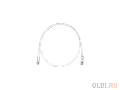 Патч-корд Panduit UTPSPL1MY кат.6 белый 1м