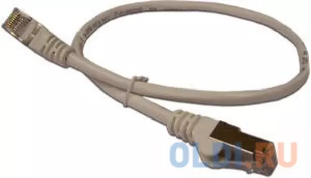 Патч-корд RJ45 - RJ45, 4 пары, FTP, категория 6A, 3 м, серый, LSZH, LANMASTER