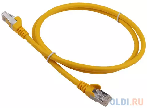 Патч-корд RJ45 - RJ45, 4 пары, FTP, категория 6, 5 м, желтый, LSZH, LANMASTER LAN-PC45/S6A-5.0-YL