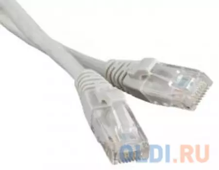 Патч-корд RJ45 - RJ45, 4 пары, UTP, категория 5е, 15 м, серый, TWT TWT-45-45-15-GY