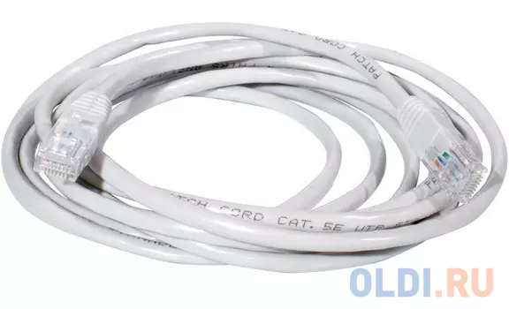 Патч-корд UTP 5е категории 10м Exegate EX169510RUS серый