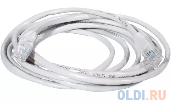 Патч-корд UTP 5е категории 1м Exegate EX138961RUS серый