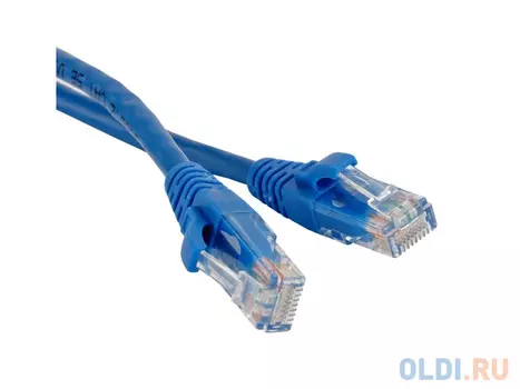 Патч-корд UTP 5E категории 2м Hyperline PC-LPM-UTP-RJ45-RJ45-C5e-2M-BL синий
