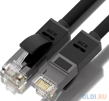 Патч-корд UTP 5E категории 7.5м Greenconnect GCR-LNC06-7.5m литой черный