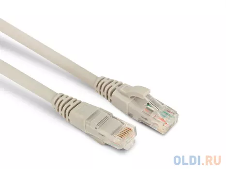 Патч-корд UTP 6 категории 1м Hyperline PC-LPM-UTP-RJ45-RJ45-C6-1M-LSZH-GN зеленый