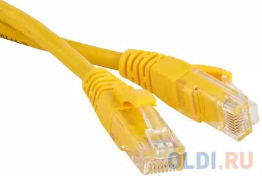 Патч-корд UTP 6 категории 3м Hyperline PC-LPM-UTP-RJ45-RJ45-C6-3M-LSZH-YL желтый