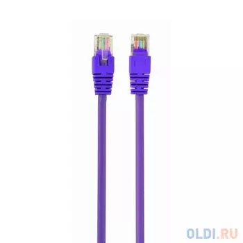 Патч-корд UTP Cablexpert PP12-0.5M/V кат.5e, 0.5м, литой, многожильный (фиолетовый)