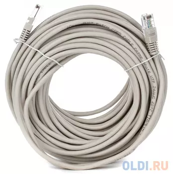 Патчкорд литой Aopen/Qust UTP кат.5е 50м серый 