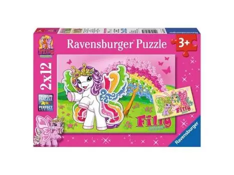 Пазл 24 элемента Ravensburger 2 в 1 Филли Принцесса Скарлет 075775