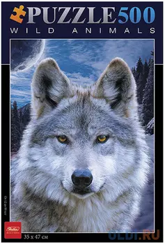Пазл 500 элементов Hatber "Волк" 500ПЗ2_08264