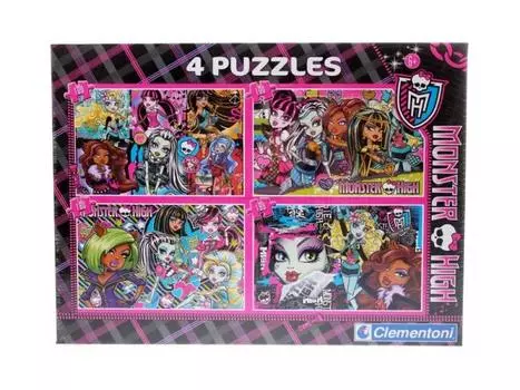 Пазл Clementoni Monster High (4 в 1) 180 элементов 08301