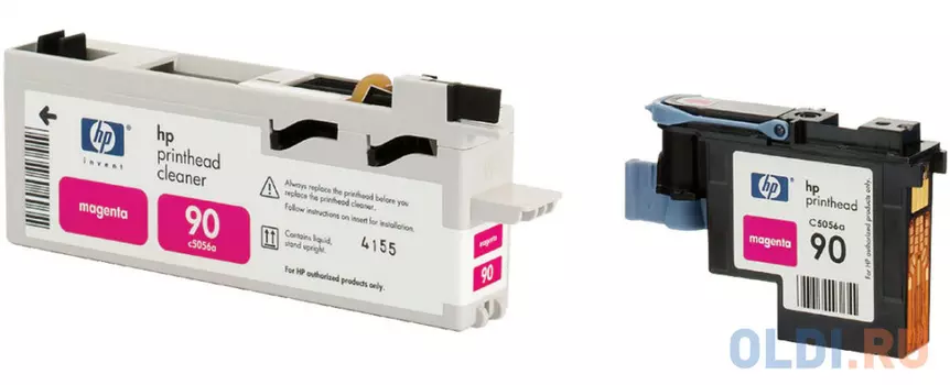 Печатающая головка + чистящая головка HP C5056A №90 для Designjet 4000 4000ps 4500 4500ps пурпурный