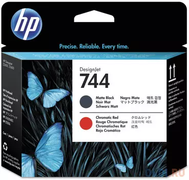 Печатающая головка HP 744 F9J88A для HP Designjet Z2600 Z5600 черный матовый красный